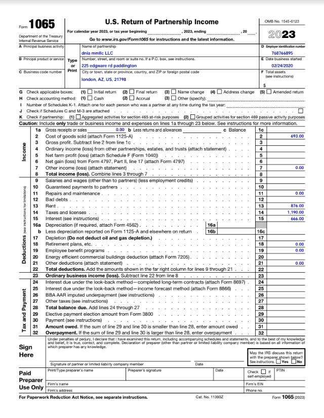 What is Form 1065 and How Do I Create One? – Help Center | Lili